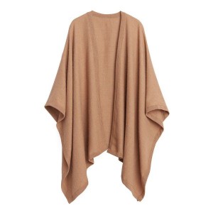 Cuyana Baby Alpaca Square Edge Cape Ženske Džemperi Smeđe | UUC9227BN