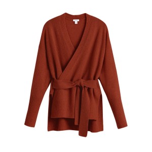 Cuyana Cashmere Soft Wrap Ženske Džemperi Tamno Narančaste | HNA864HP