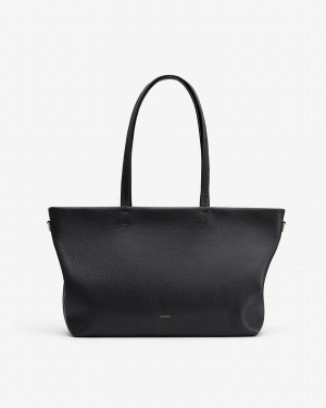 Cuyana Small Easy Zipper Ženske Torbica Tote Crne | FSE7650BL