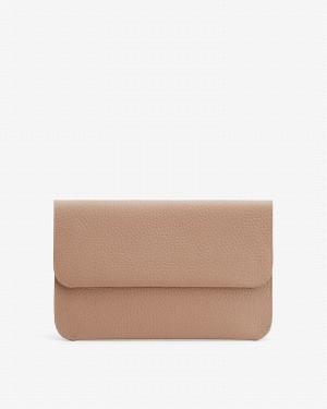 Cuyana System Flap Ženske Clutch Torbe Kaki Boja | BSL6180ZM