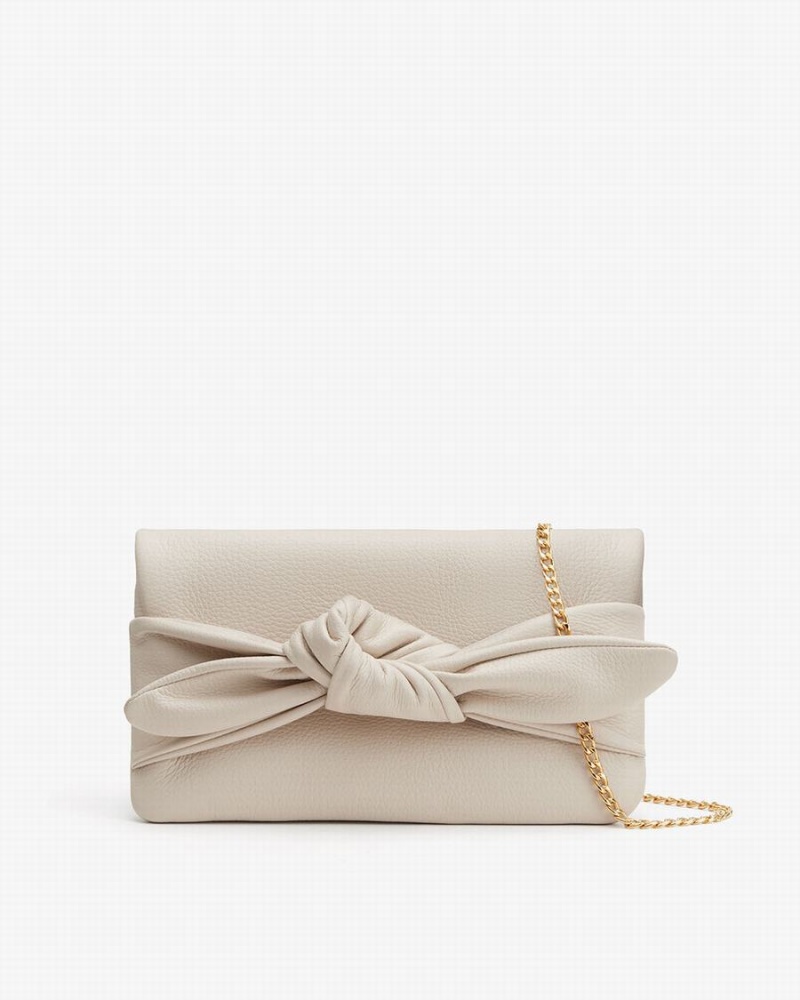 Cuyana Bow Ženske Clutch Torbe Bijele | YIX5748JK