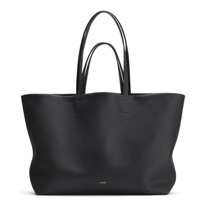 Cuyana Classic Easy Ženske Torbica Tote Crne | PTM4583KQ