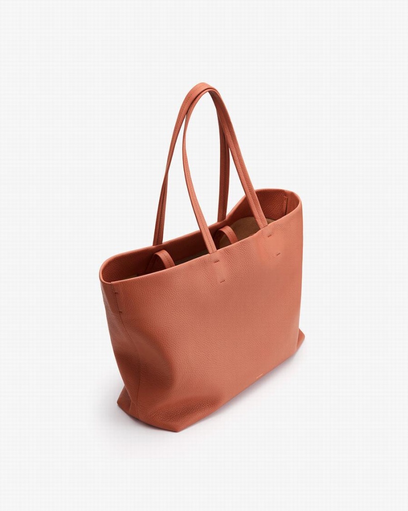 Cuyana Classic Easy Ženske Torbica Tote Crvene Smeđe | FEX4541QT