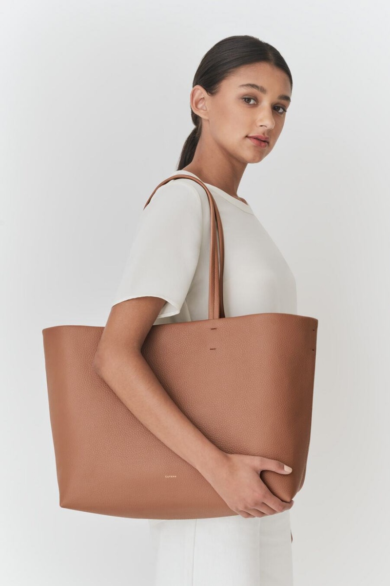 Cuyana Classic Easy Ženske Torbica Tote Smeđe | KPR8425KK