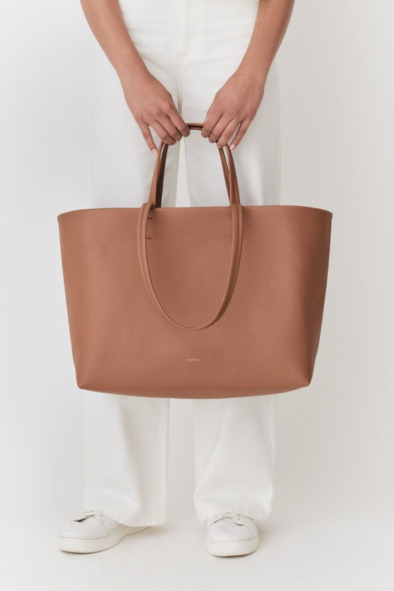 Cuyana Classic Easy Ženske Torbica Tote Smeđe | KPR8425KK