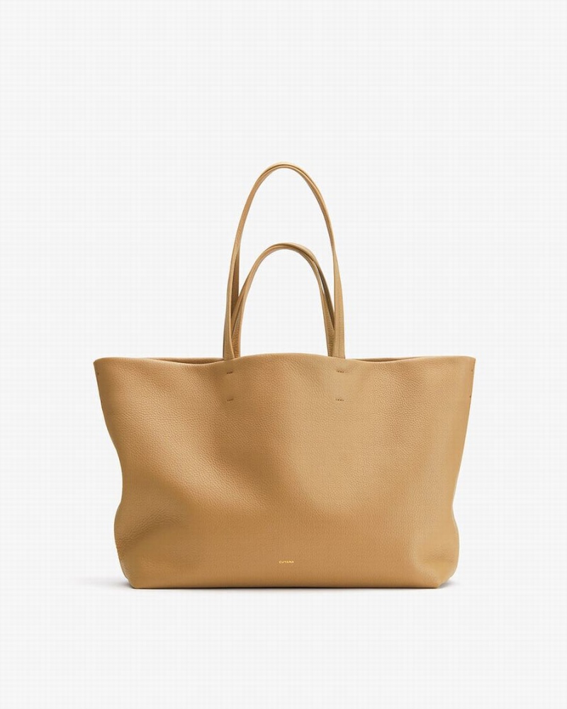 Cuyana Classic Easy Ženske Torbica Tote Svijetlo Smeđe | TTV10038YY