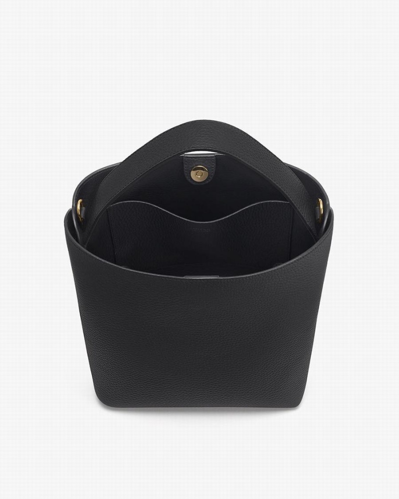 Cuyana Linea Ženske Bucket Torbe Crne | VUP2067EO