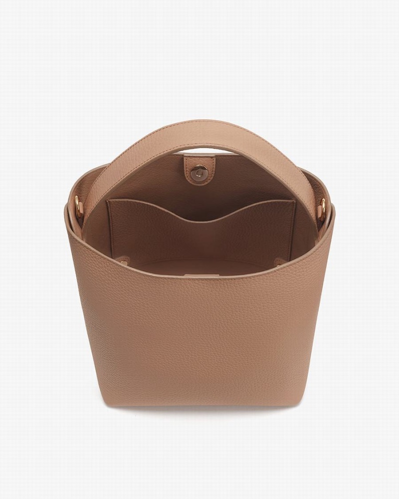 Cuyana Linea Ženske Bucket Torbe Kaki Boja | WDD2934EM