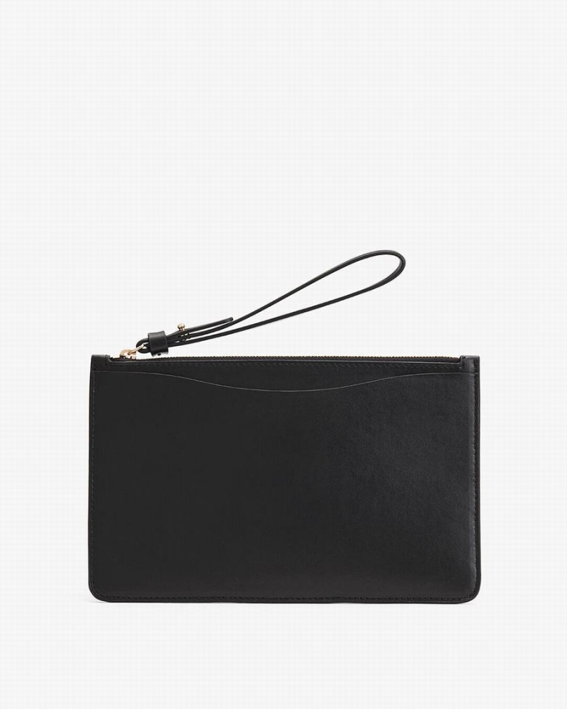 Cuyana Slim Wristlet Ženske Novčanici Crne | DEL3158MZ