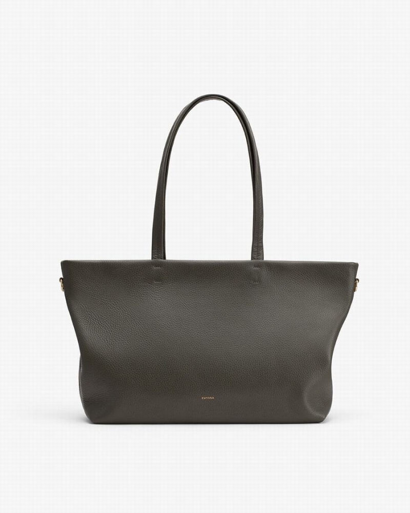 Cuyana Small Easy Zipper Ženske Torbica Tote Tamno Zelene | RCJ1626RA