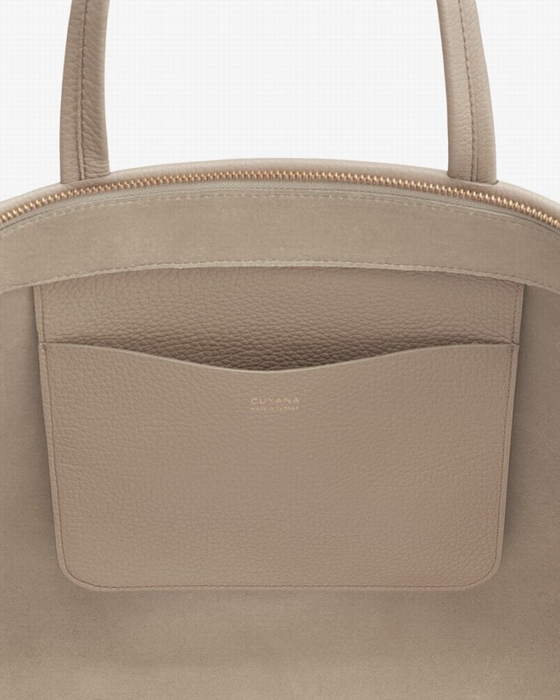 Cuyana Small Easy Zipper Ženske Torbica Tote Sive | NBI2269RH