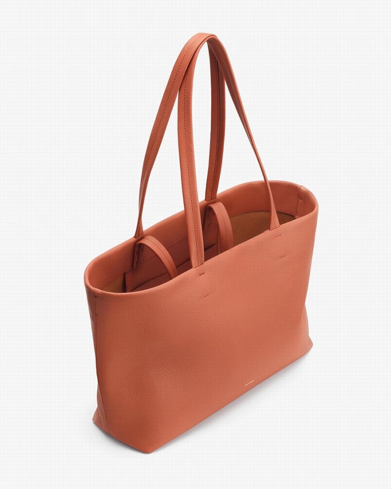 Cuyana Small Easy Ženske Torbica Tote Crvene Smeđe | PLA6695VQ