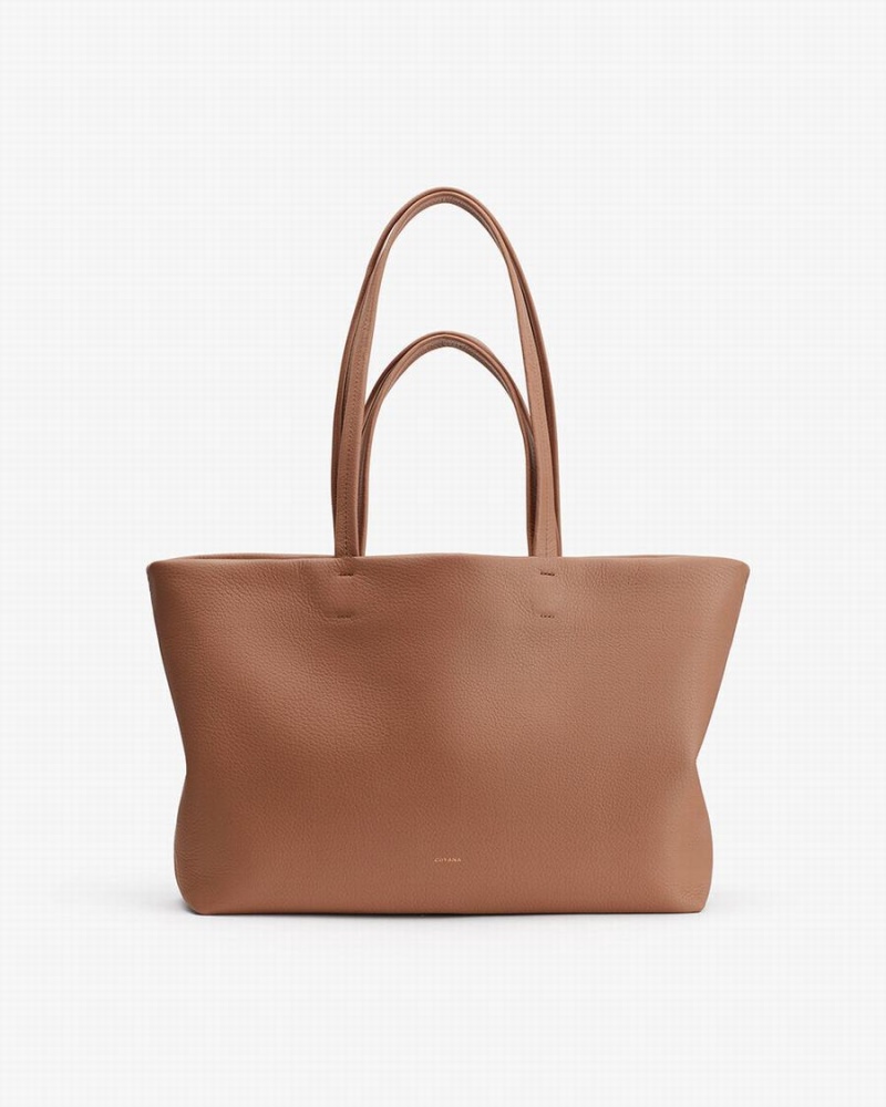 Cuyana Small Easy Ženske Torbica Tote Smeđe | BEZ5821ES