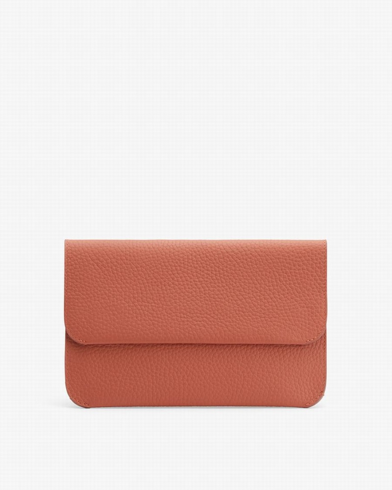 Cuyana System Flap Ženske Clutch Torbe Crvene Smeđe | CSY6760IH