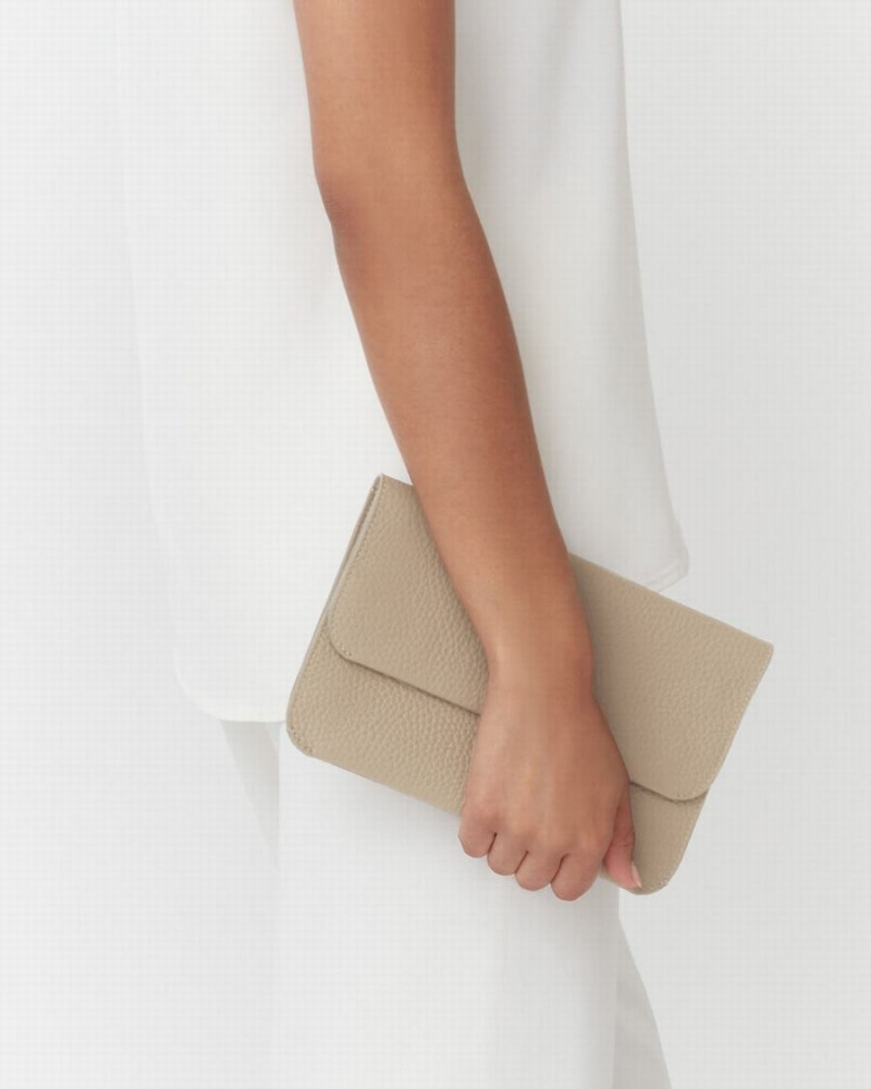 Cuyana System Flap Ženske Clutch Torbe Sive | SMK2814QM