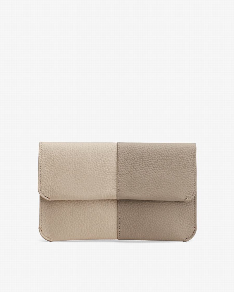 Cuyana System Flap Ženske Clutch Torbe Sive | IAO4162OZ