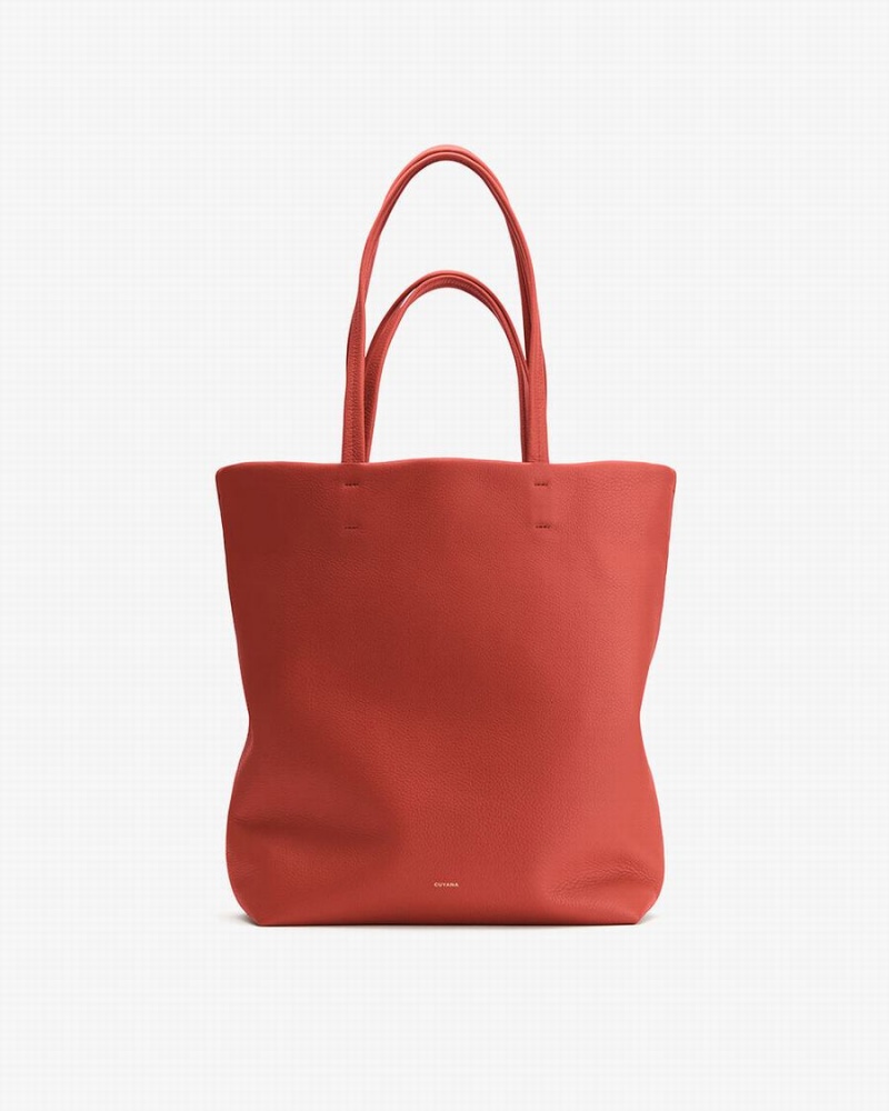 Cuyana Tall Easy Ženske Torbica Tote Tamno Koraljne | WTN8662QA